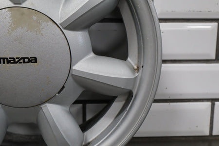 1990-1992 Mazda Miata NA Single (1) 14x5.5 Silver Daisy Wheel W/Center Cap