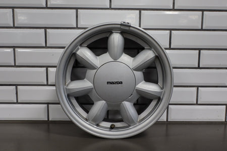 1990-1992 Mazda Miata NA Single (1) 14x5.5 Silver Daisy Wheel W/Center Cap