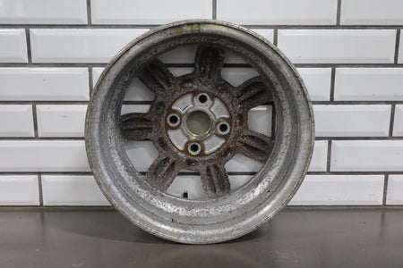 1990-1992 Mazda Miata NA Single (1) 14x5.5 Silver Daisy Wheel W/Center Cap