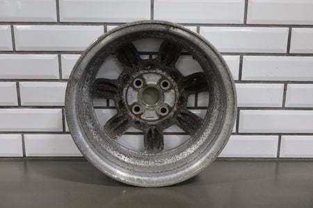 1990-1992 Mazda Miata NA Single (1) 14x5.5 Silver Daisy Wheel W/Center Cap