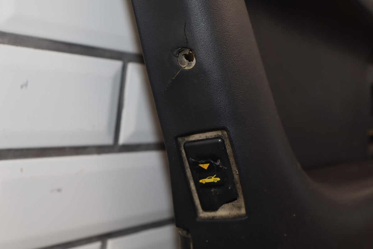 1990-1993 Chevrolet Corvette C4 - Left Front Door Trim Panel Black