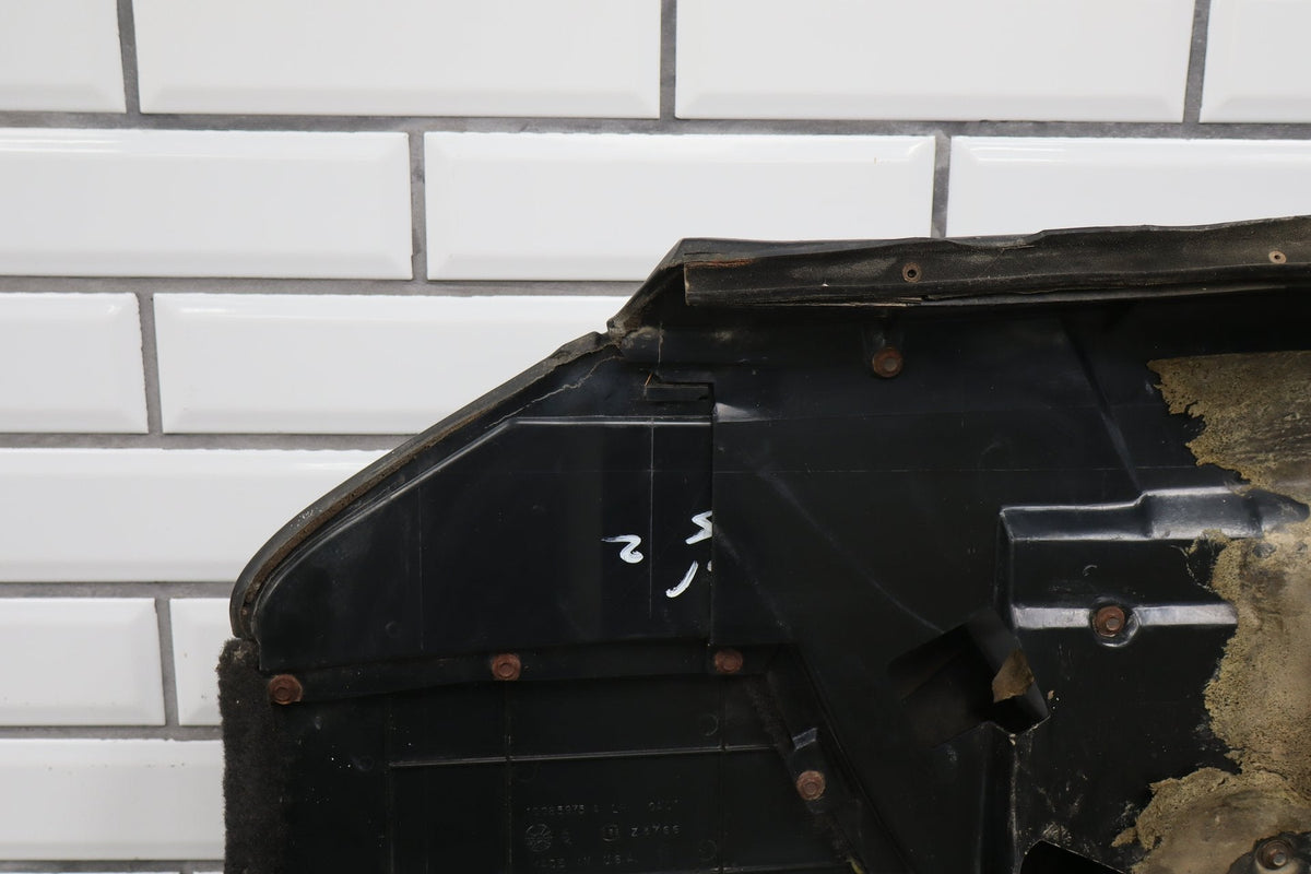 1990-1993 Chevrolet Corvette C4 - Left Front Door Trim Panel Black