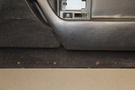 1990-1993 Chevrolet Corvette C4 - Right Front Door Trim Panel Black