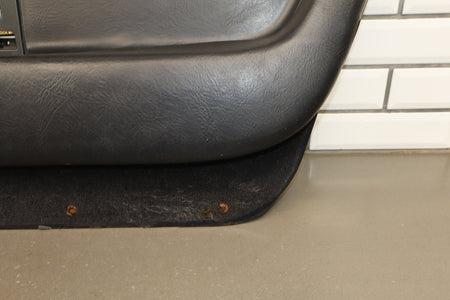1990-1993 Chevrolet Corvette C4 - Right Front Door Trim Panel Black
