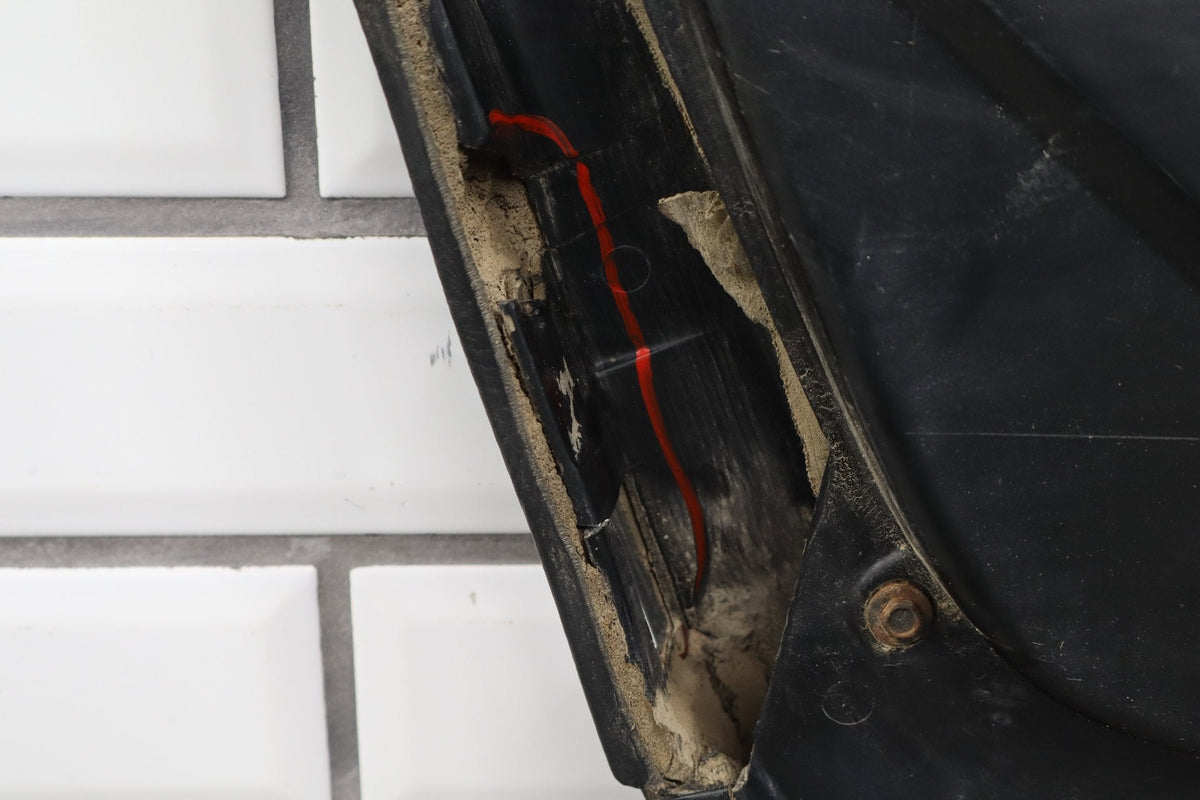1990-1993 Chevrolet Corvette C4 - Right Front Door Trim Panel Black