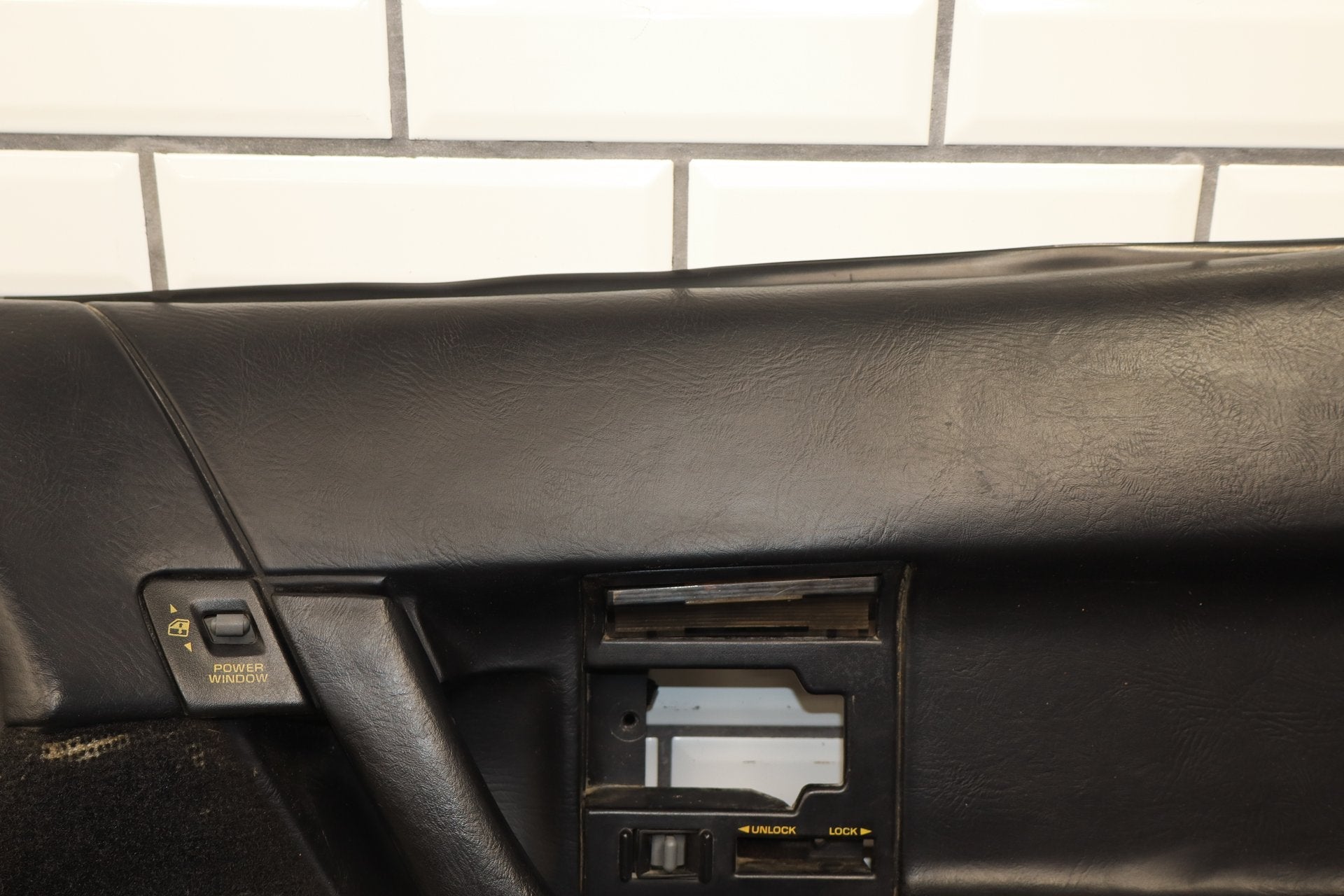 1990-1993 Chevrolet Corvette C4 - Right Front Door Trim Panel Black