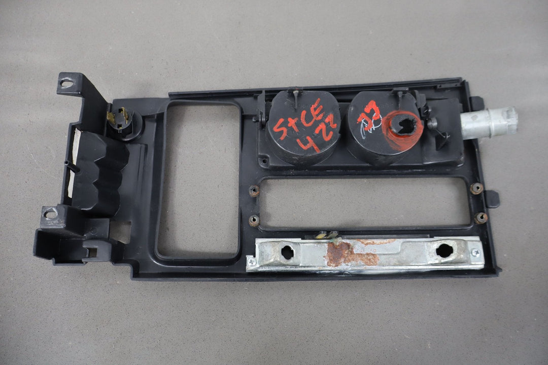 1990 - 1996 C4 Corvette Upper Console Trim W/Cupholder *1 Tab Broke*
