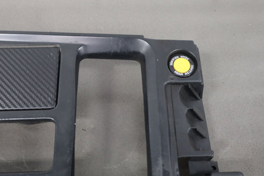 1990 - 1996 C4 Corvette Upper Console Trim W/Cupholder *1 Tab Broke*