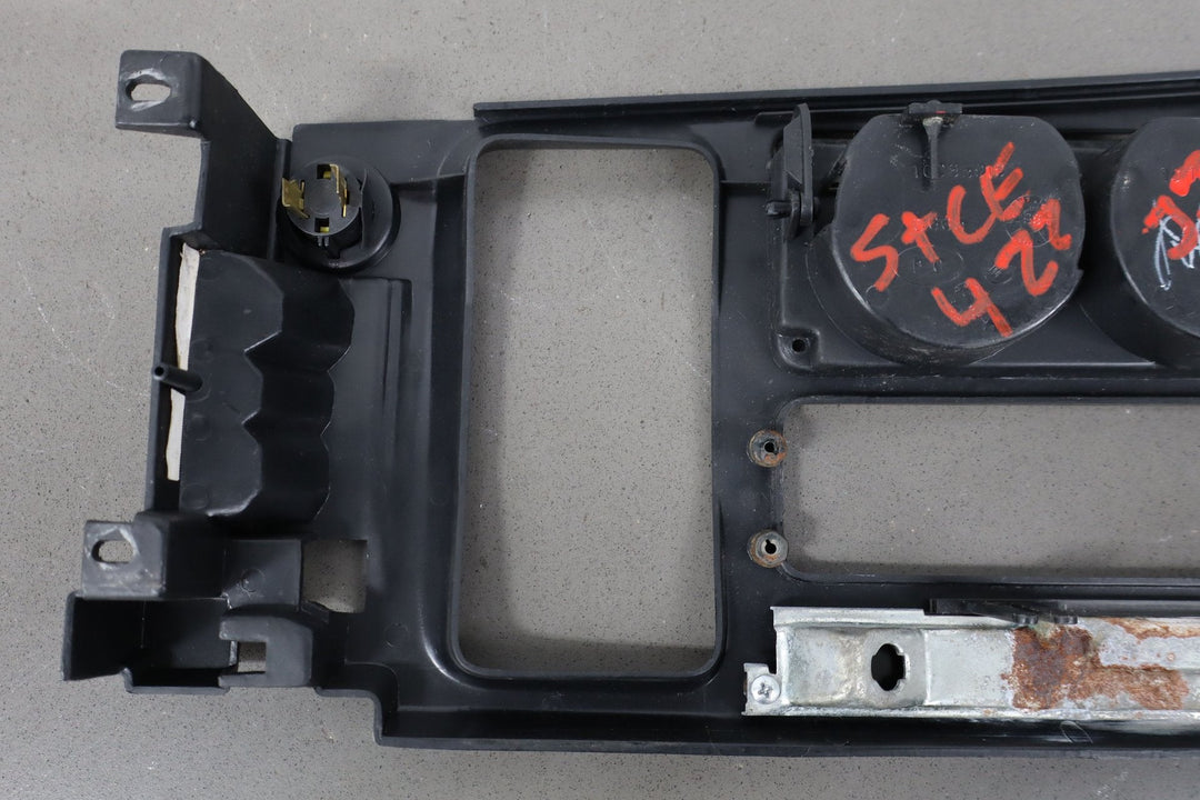 1990 - 1996 C4 Corvette Upper Console Trim W/Cupholder *1 Tab Broke*