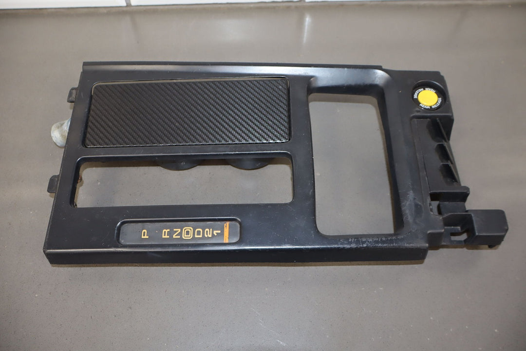 1990 - 1996 C4 Corvette Upper Console Trim W/Cupholder *1 Tab Broke*