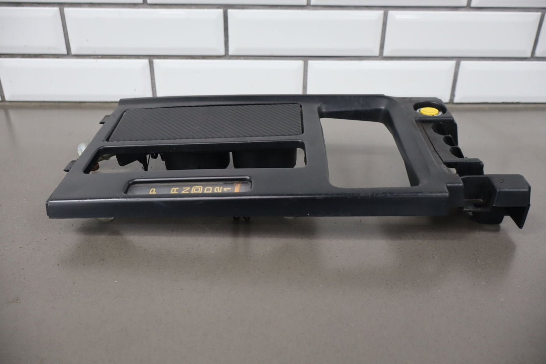 1990 - 1996 C4 Corvette Upper Console Trim W/Cupholder *1 Tab Broke*