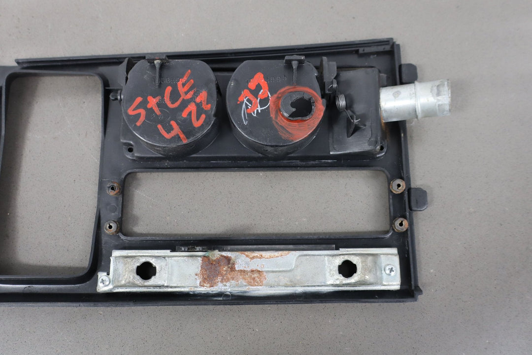 1990 - 1996 C4 Corvette Upper Console Trim W/Cupholder *1 Tab Broke*