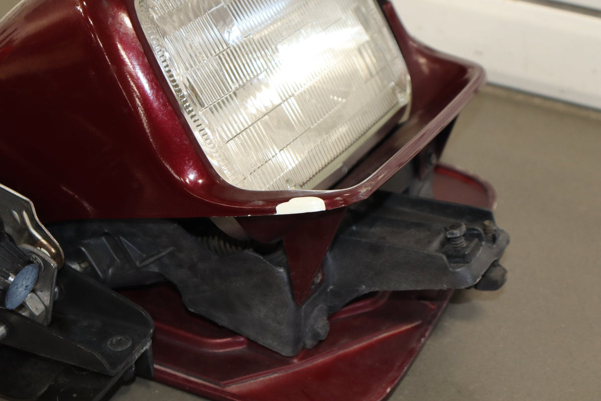 1990-1996 Chevrolet Corvette C4 Left Headlamp W/ Motor Ruby Red