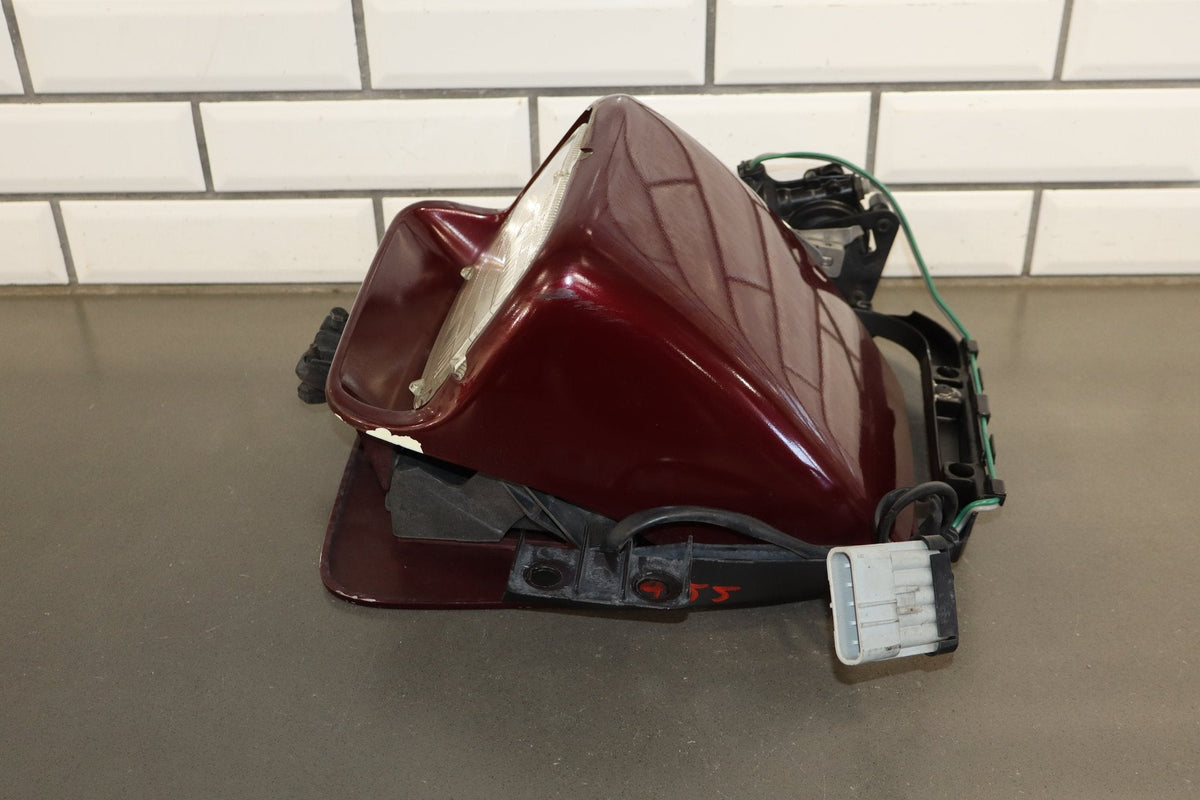 1990-1996 Chevrolet Corvette C4 Left Headlamp W/ Motor Ruby Red