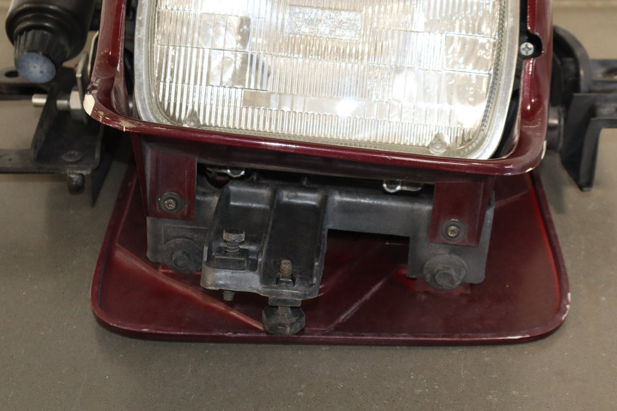 1990-1996 Chevrolet Corvette C4 Left Headlamp W/ Motor Ruby Red