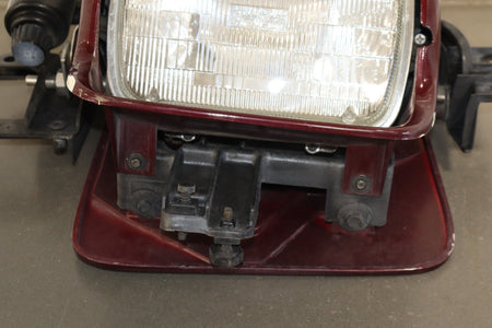 1990-1996 Chevrolet Corvette C4 Left Headlamp W/ Motor Ruby Red