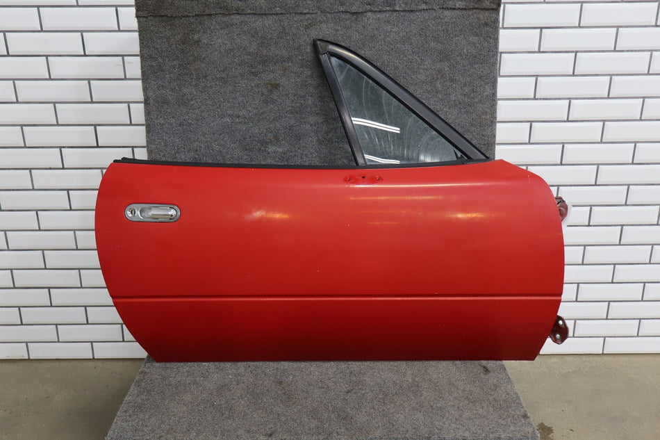 1990-1997 Mazda MX-5 Miata Right Front Door Classic Red SU NAY45802XB