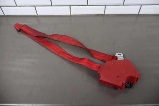 1990 Chevrolet Corvette Base Left Front Seat Belt Flame Red 733