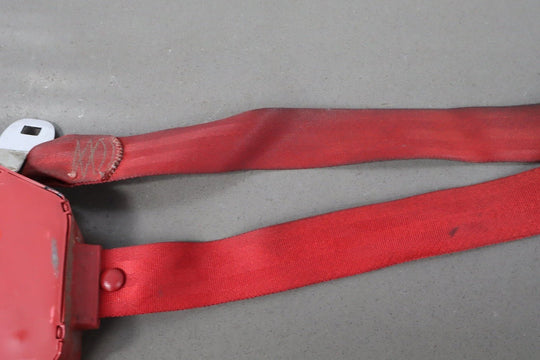 1990 Chevrolet Corvette Base Left Front Seat Belt Flame Red 733