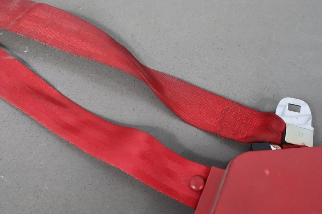1990 Chevrolet Corvette Base Left Front Seat Belt Flame Red 733