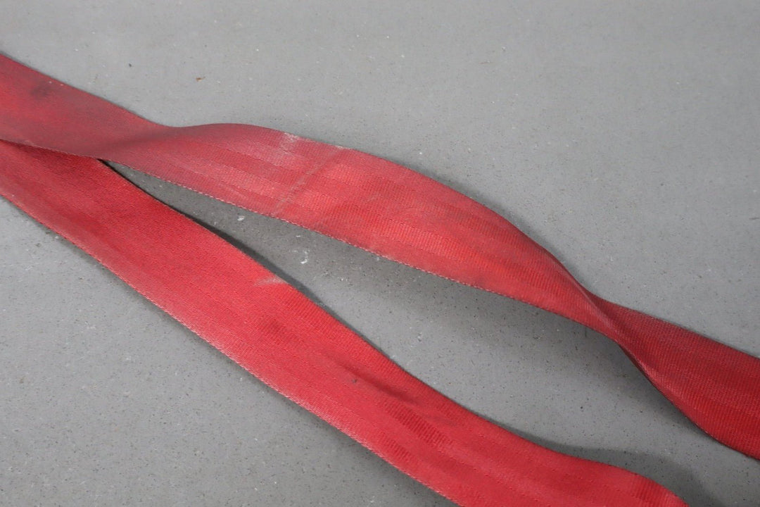 1990 Chevrolet Corvette Base Left Front Seat Belt Flame Red 733