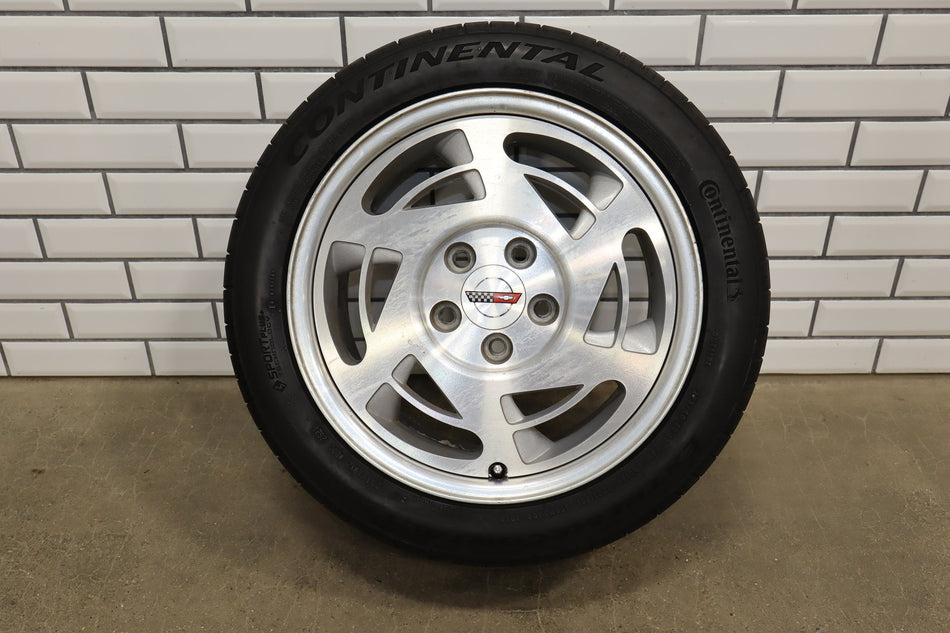 1990 Chevrolet Corvette C4 17x9.5" Salad Shooter Wheel & Tire Set