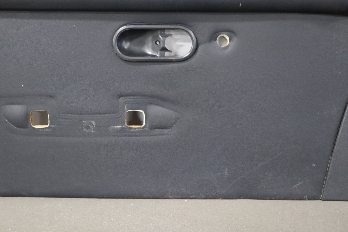 1990 Mazda MX-5 Miata Left Front Door Trim Panel Black