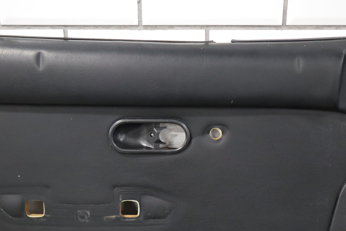1990 Mazda MX-5 Miata Left Front Door Trim Panel Black