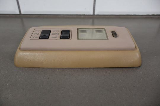 1991 - 1992 Toyota Land Cruiser FJ80 Overhead Roof Console W/ Sunroof Switches