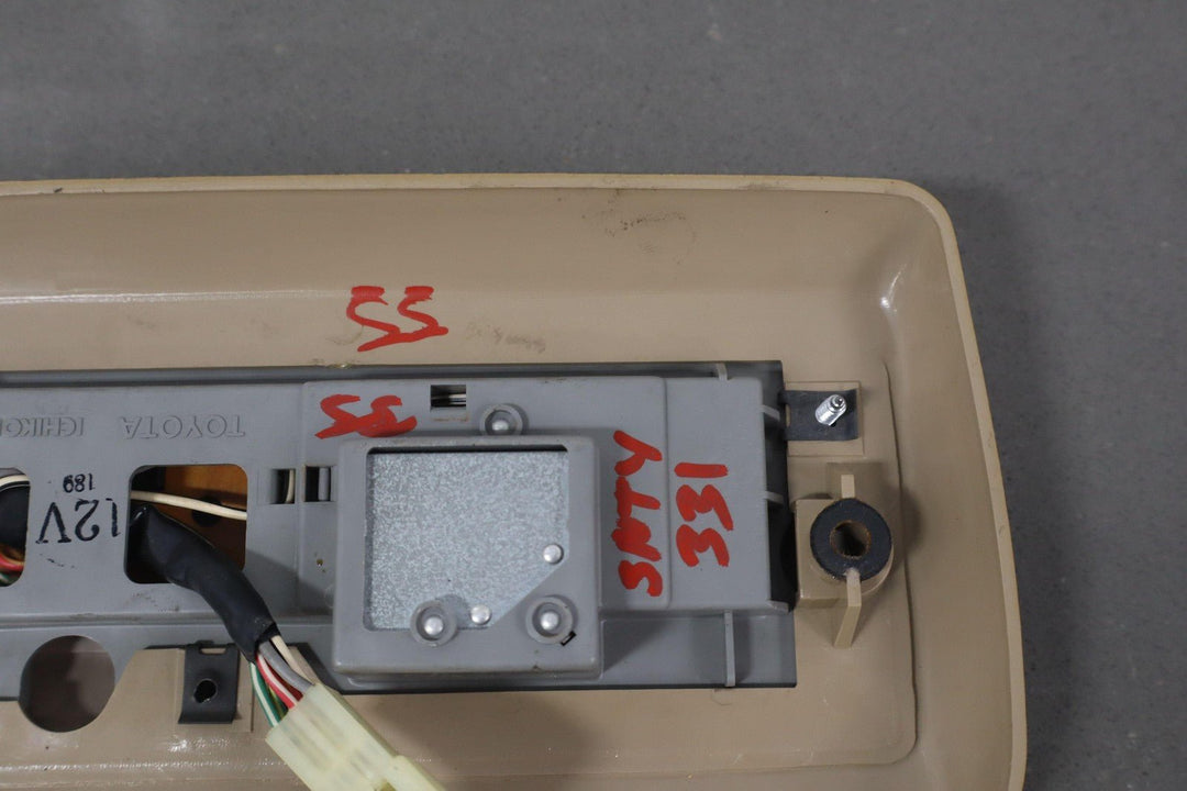 1991 - 1992 Toyota Land Cruiser FJ80 Overhead Roof Console W/ Sunroof Switches