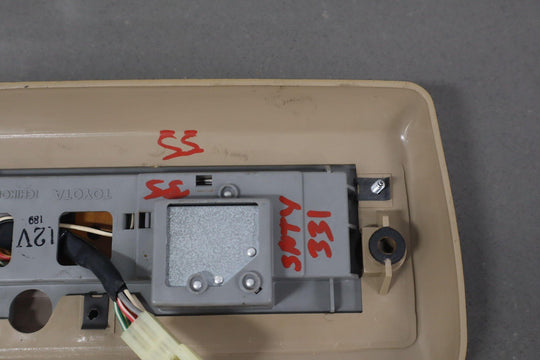 1991 - 1992 Toyota Land Cruiser FJ80 Overhead Roof Console W/ Sunroof Switches