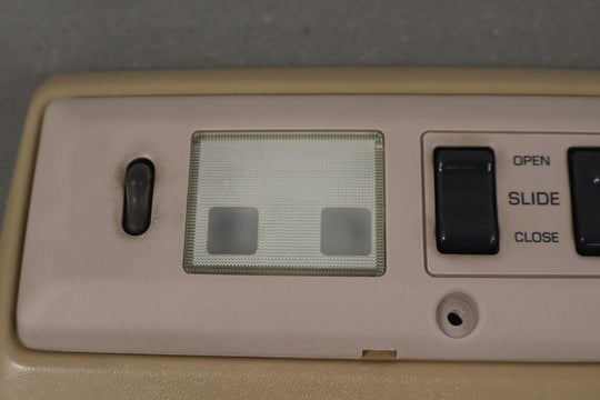 1991 - 1992 Toyota Land Cruiser FJ80 Overhead Roof Console W/ Sunroof Switches