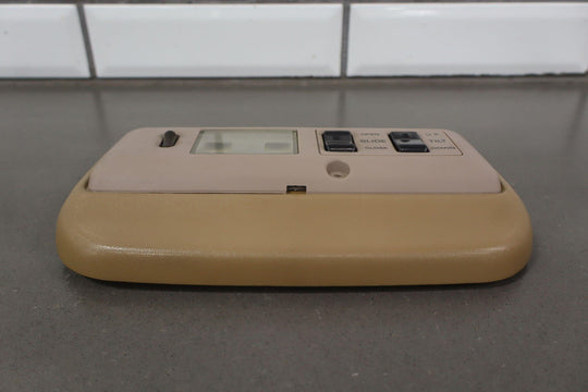 1991 - 1992 Toyota Land Cruiser FJ80 Overhead Roof Console W/ Sunroof Switches