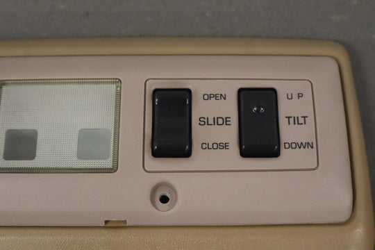 1991 - 1992 Toyota Land Cruiser FJ80 Overhead Roof Console W/ Sunroof Switches