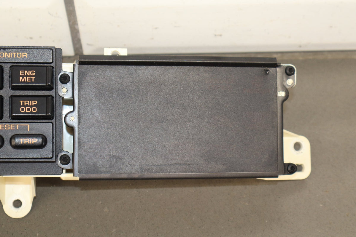 1991-1993 Chevrolet Corvette C4 - Dash Information Screen