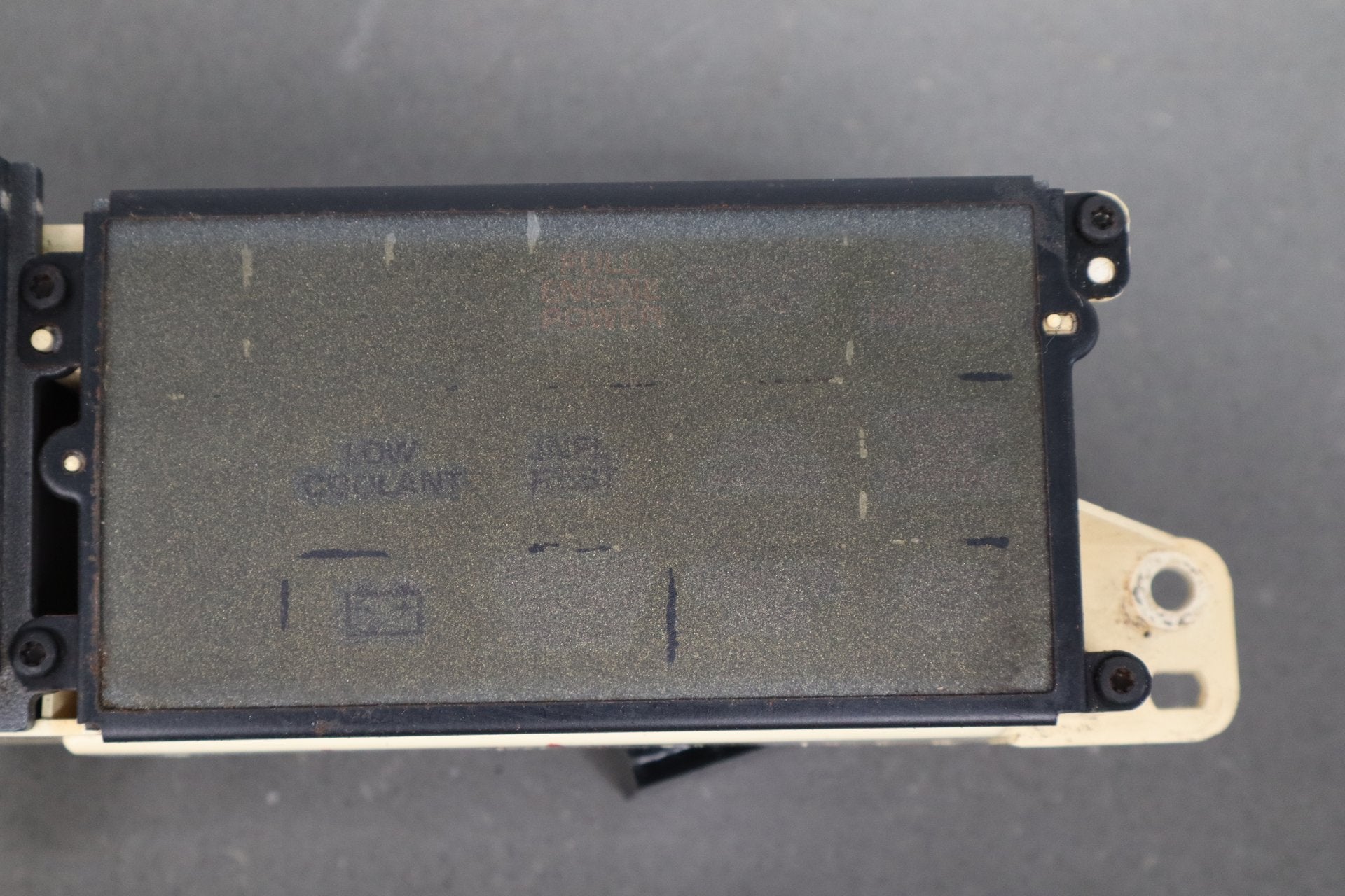 1991-1993 Chevrolet Corvette C4 - Dash Information Screen