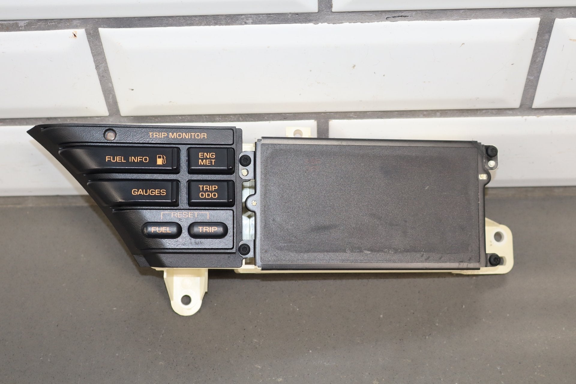 1991-1993 Chevrolet Corvette C4- Dash Information Screen