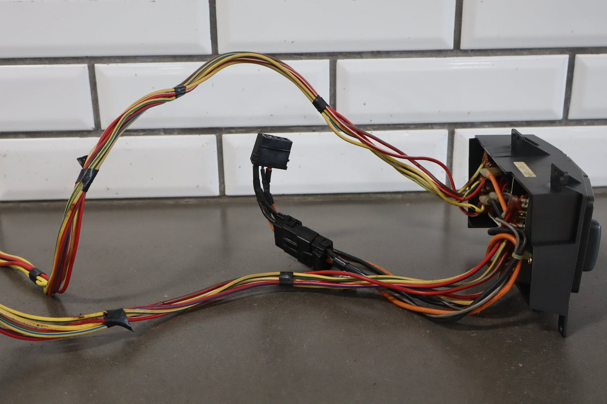 1991-1993 Corvette Console Mounted Power Seat Switch Orange Lettering