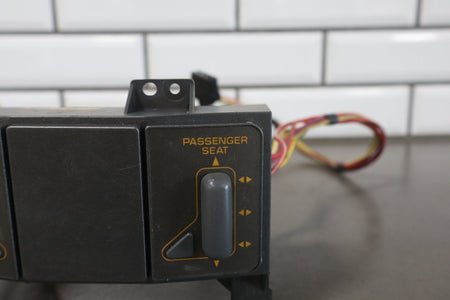 1991-1993 Corvette Console Mounted Power Seat Switch Orange Lettering