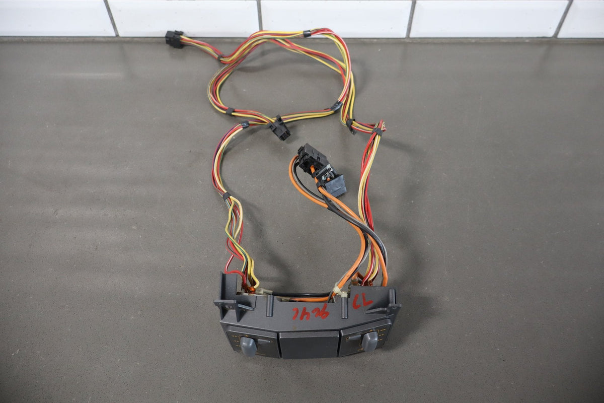 1991-1993 Corvette Console Mounted Power Seat Switch Orange Lettering