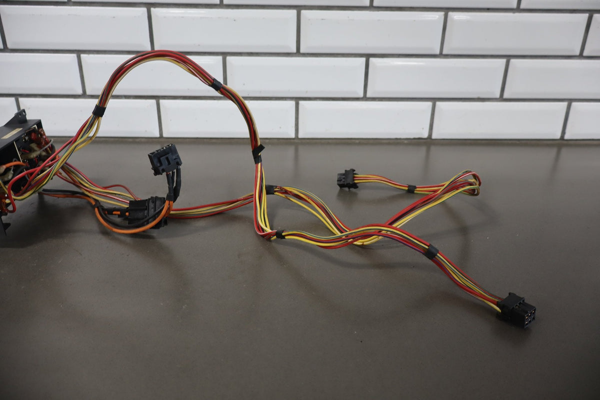 1991-1993 Corvette Console Mounted Power Seat Switch Orange Lettering
