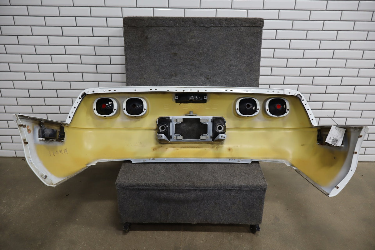 1991-1996 C4 Corvette Base Model OEM Rear Bumper W/Lamp Finish Panel Artic White