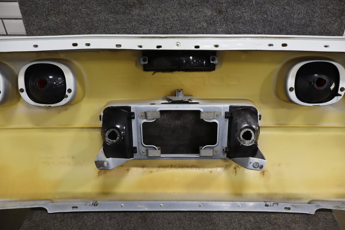 1991-1996 C4 Corvette Base Model OEM Rear Bumper W/Lamp Finish Panel Artic White