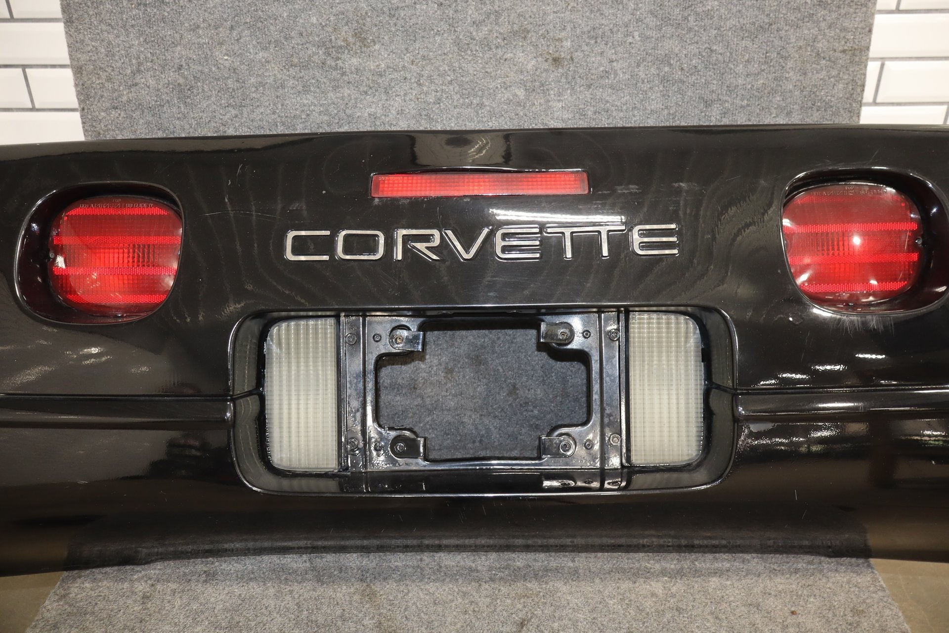 1991-1996 C4 Corvette Base Model OEM Rear Bumper W/Lights Finish Panel