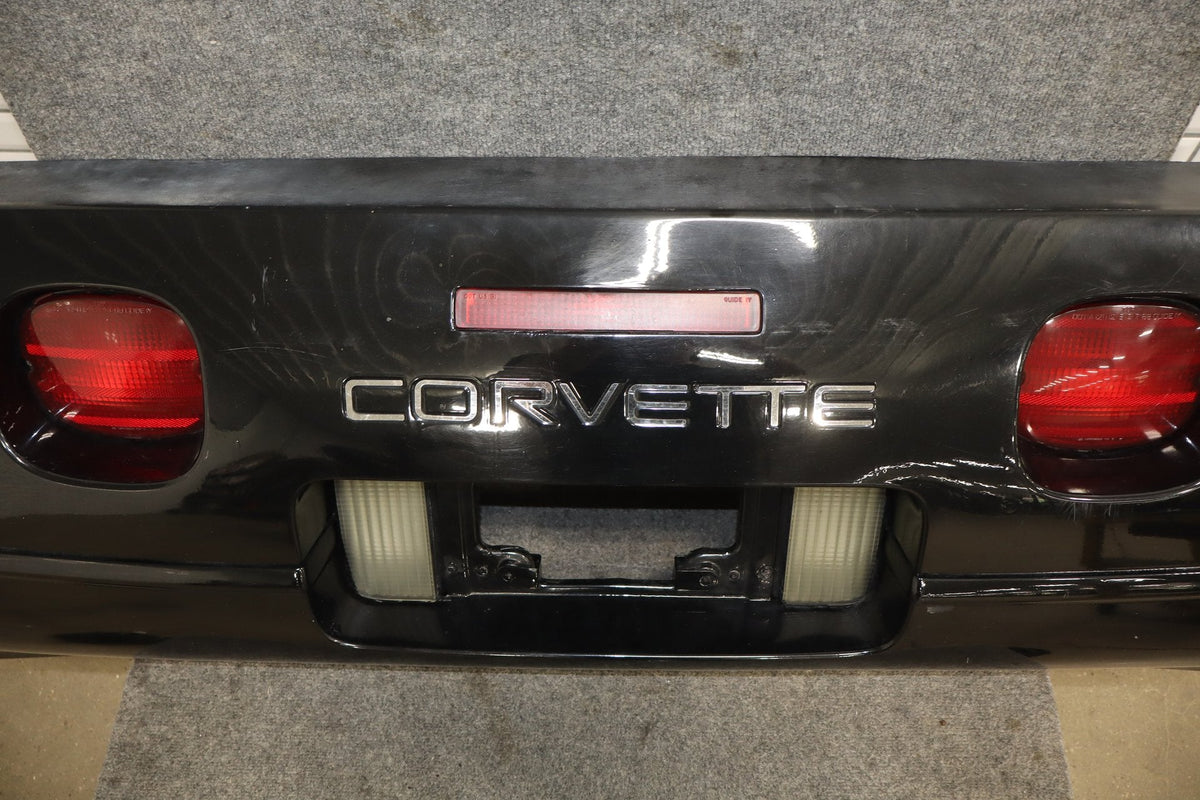 1991-1996 C4 Corvette Base Model OEM Rear Bumper W/Lights Finish Panel