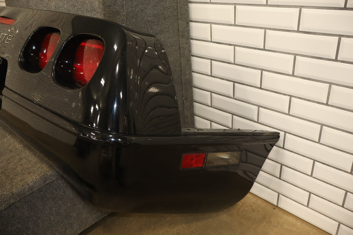 1991-1996 C4 Corvette Base Model OEM Rear Bumper W/Lights Finish Panel