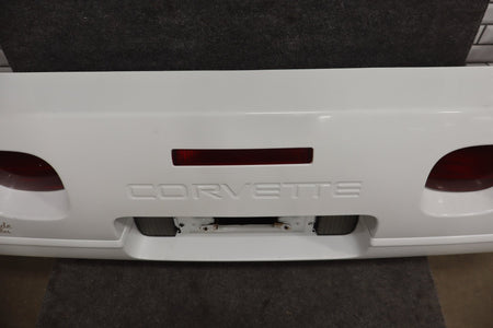 1991-1996 C4 Corvette Base Model OEM Rear Bumper W/Lights Finish Panel Artic White
