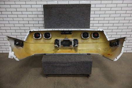 1991-1996 C4 Corvette Base Model OEM Rear Bumper W/Lights Finish Panel Artic White