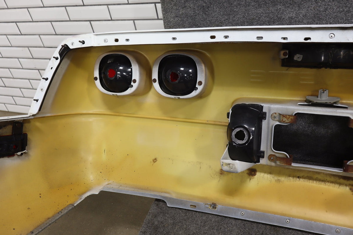 1991-1996 C4 Corvette Base Model OEM Rear Bumper W/Lights Finish Panel Artic White