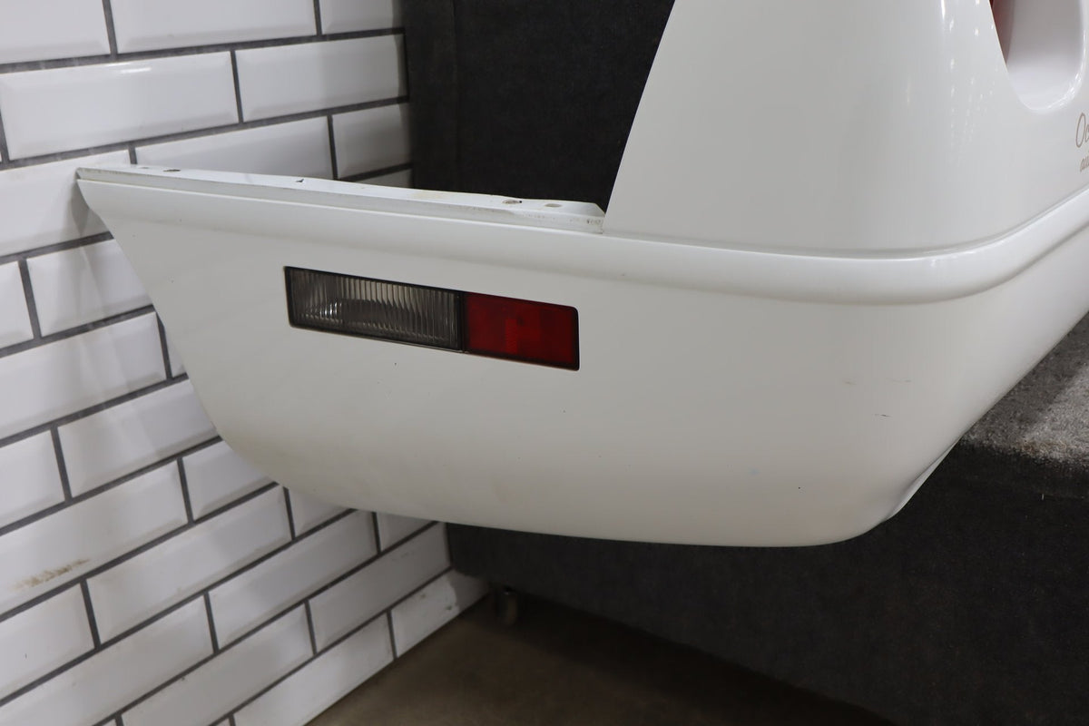 1991-1996 C4 Corvette Base Model OEM Rear Bumper W/Lights Finish Panel Artic White